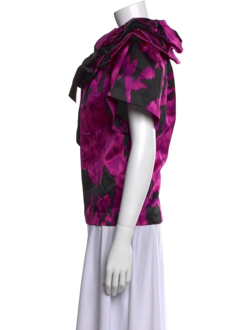 Marc Jacobs Silk Floral Print Blouse