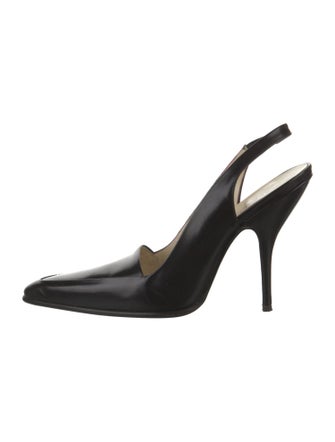Marc Jacobs Leather Slingback Pumps