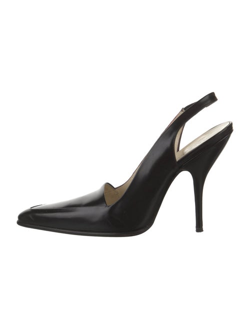 Marc Jacobs Leather Slingback Pumps