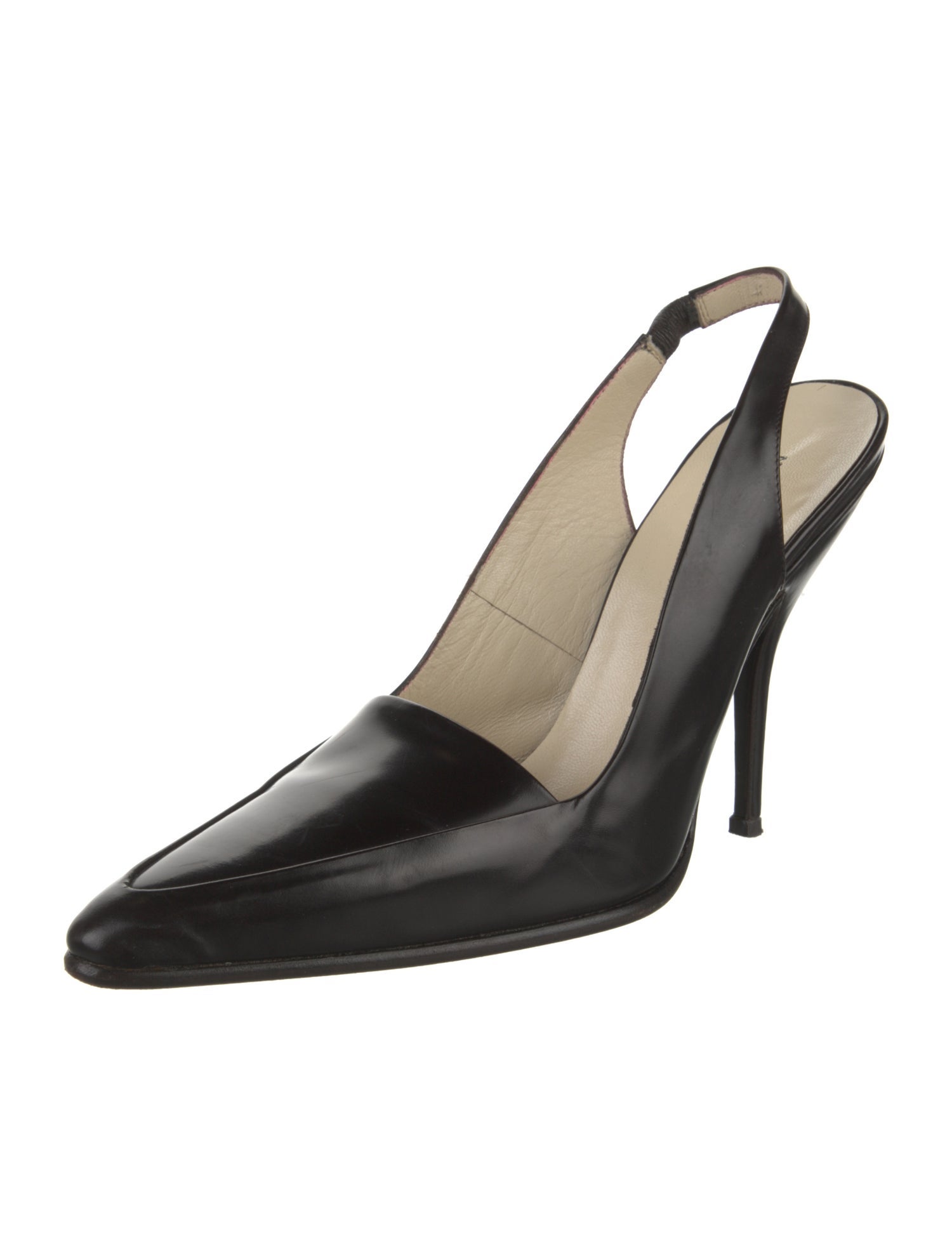 Marc Jacobs Leather Slingback Pumps