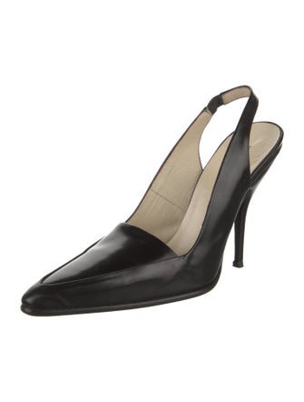 Marc Jacobs Leather Slingback Pumps