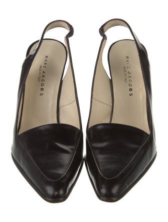 Marc Jacobs Leather Slingback Pumps