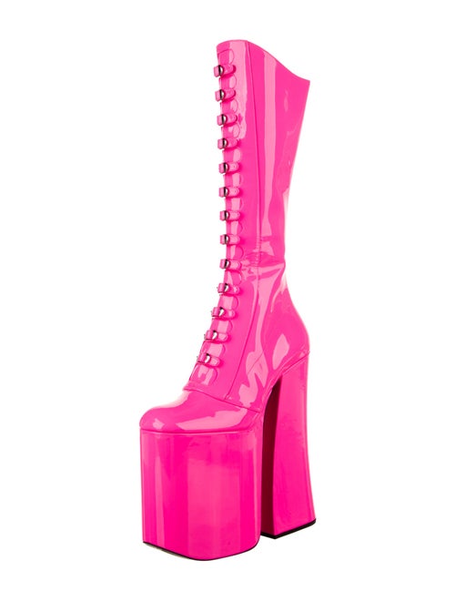 Marc Jacobs Patent Leather Sock Boots