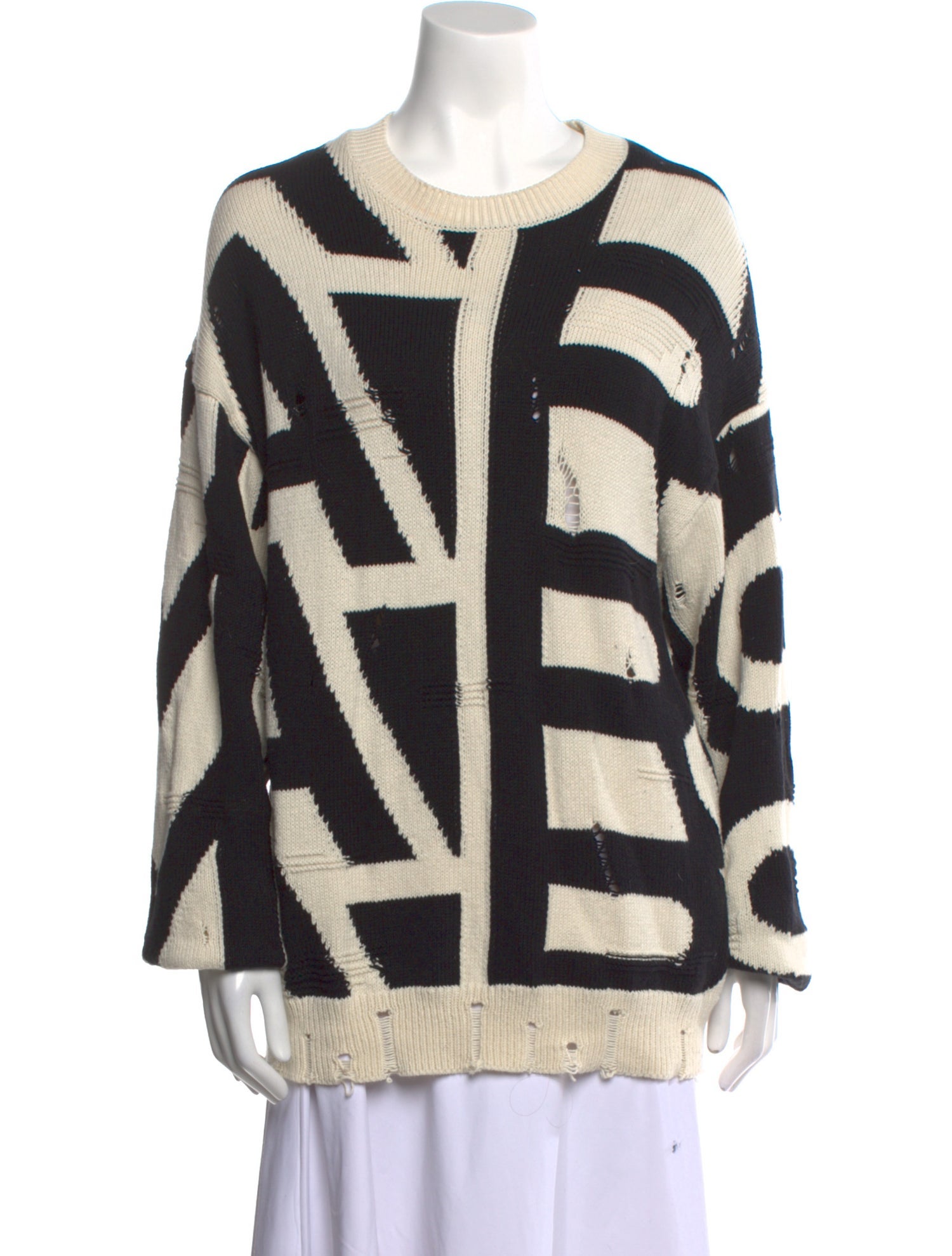 Marc Jacobs Printed Crew Neck Sweater