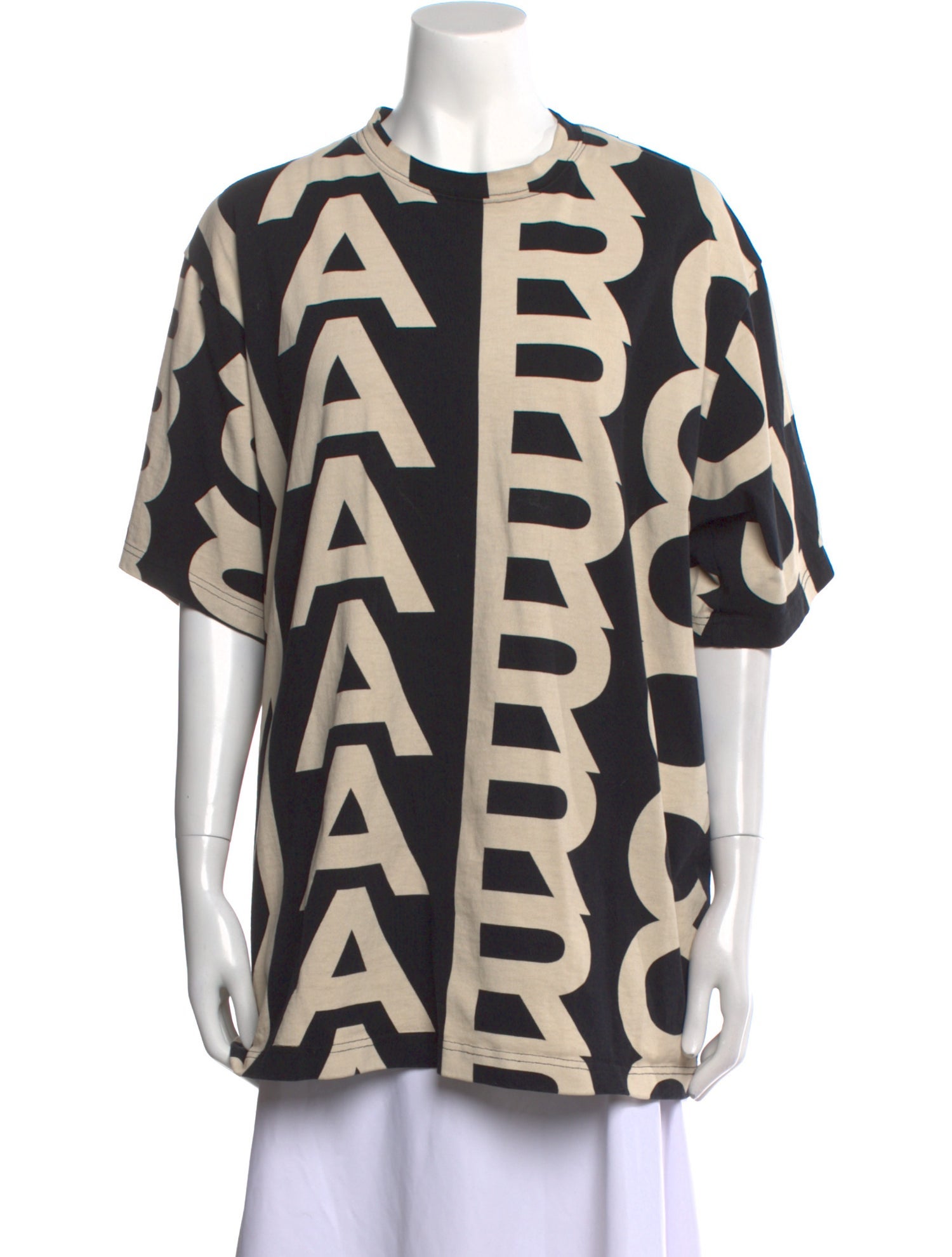 Marc Jacobs Animal Print Crew Neck Sweater