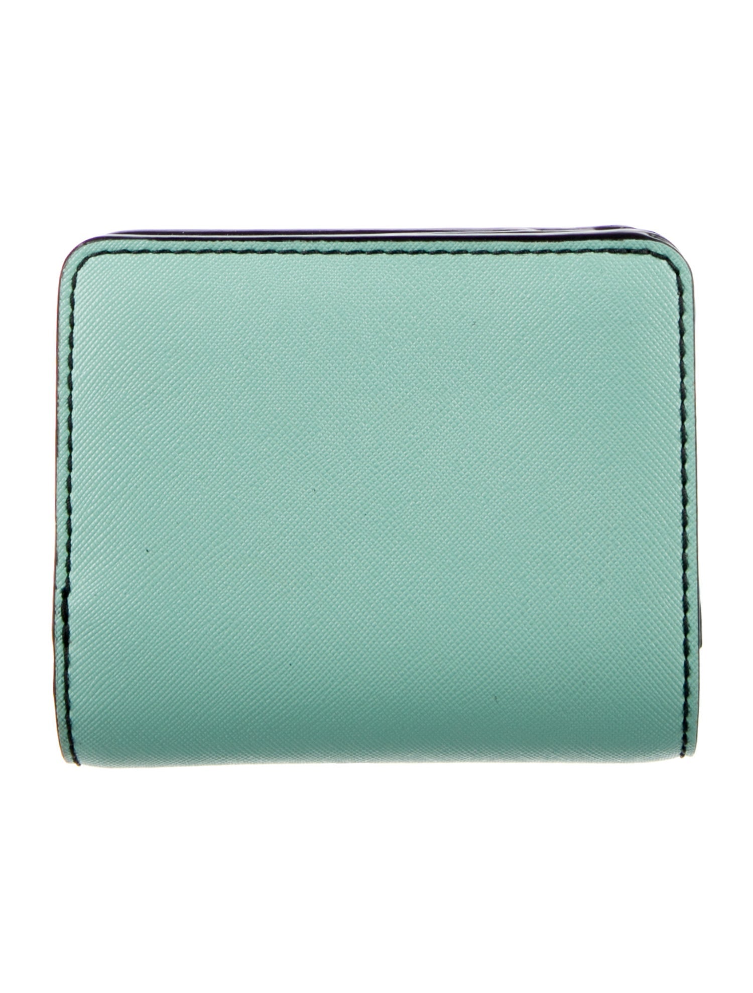 Marc Jacobs Saffiano Leather Printed Compact Wallet