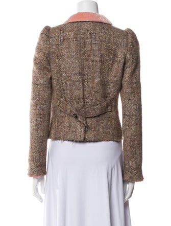 Marc Jacobs Wool Tweed Pattern Evening Jacket