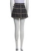 Marc Jacobs Plaid Print Mini Skirt