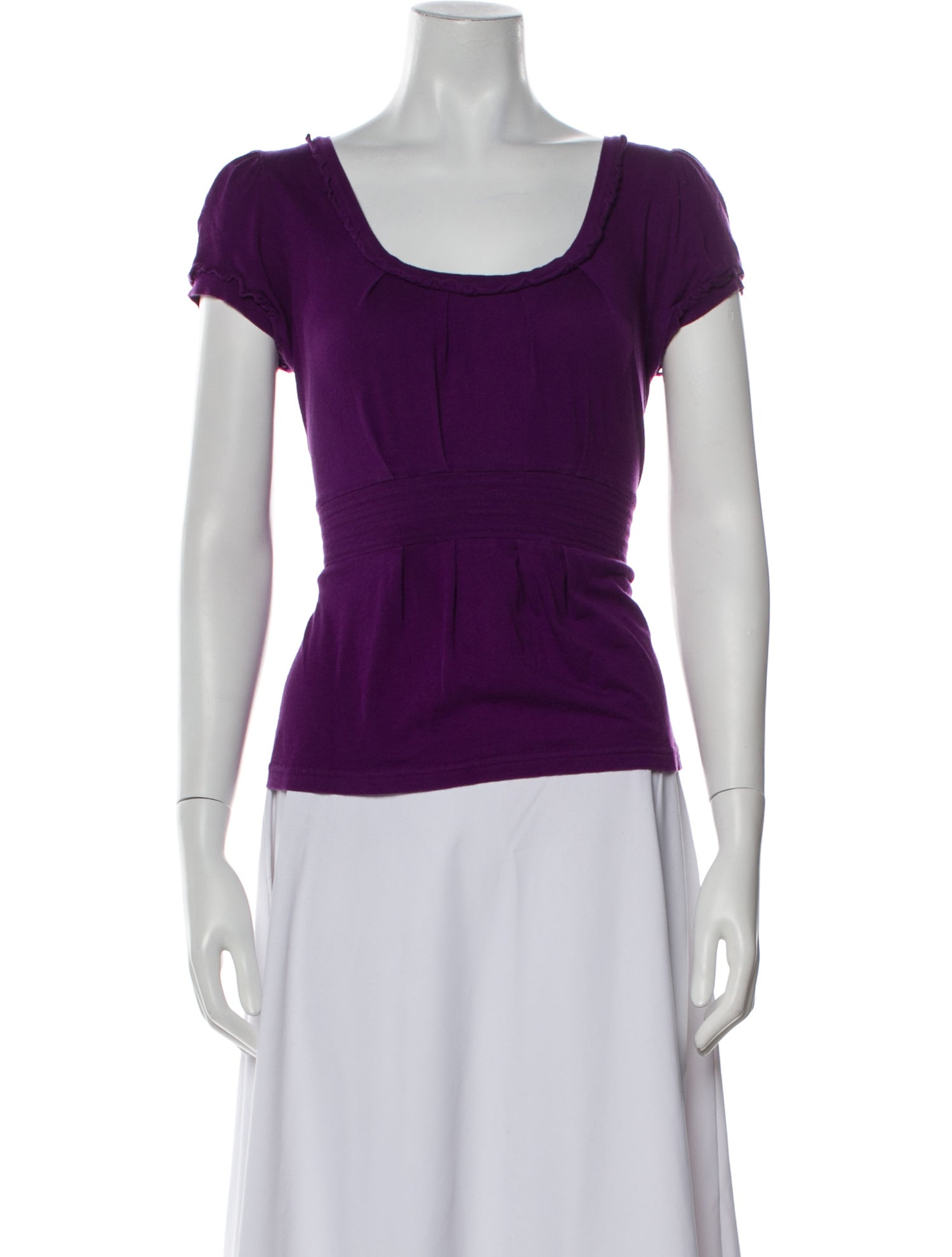 Marc Jacobs Square Neckline Short Sleeve Top