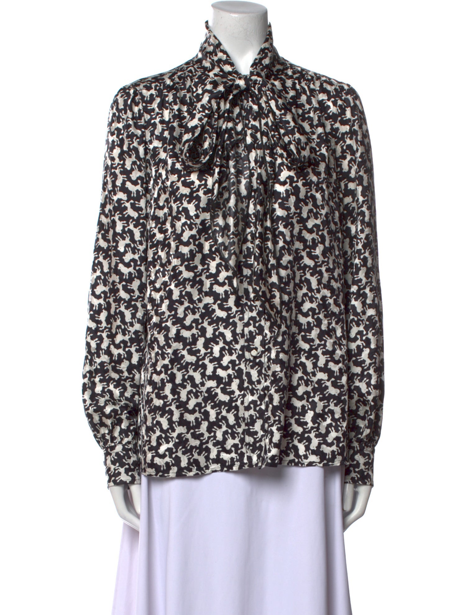 Marc Jacobs Silk Printed Blouse