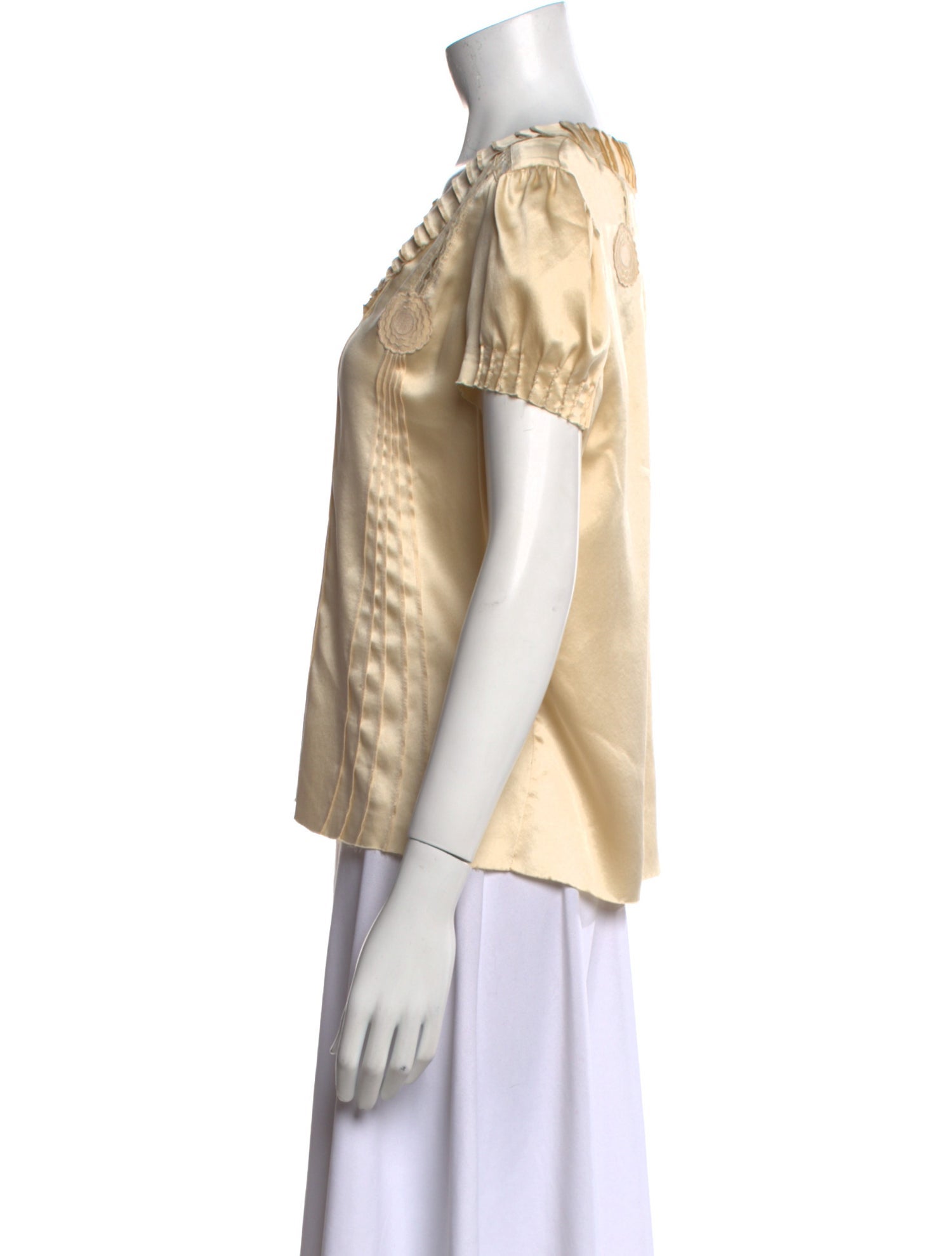 Marc Jacobs Silk V-Neck Blouse