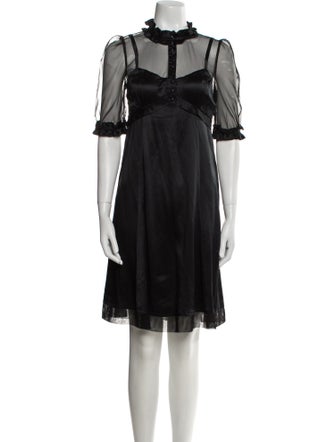 Marc Jacobs Silk Knee-Length Dress