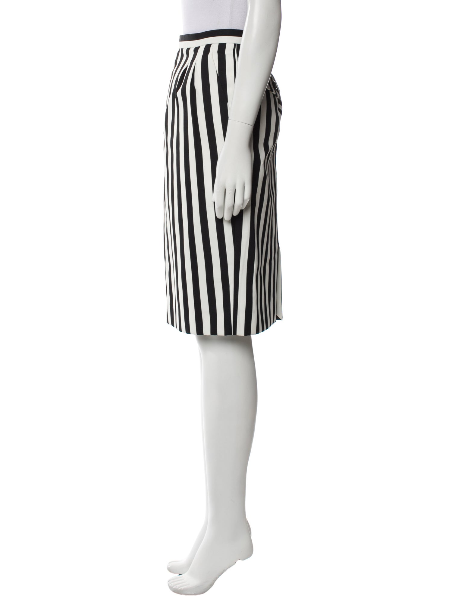 Marc Jacobs Striped Knee-Length Skirt