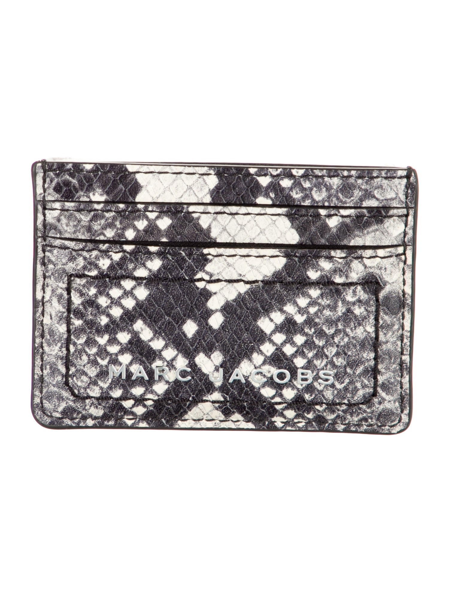 Marc Jacobs Leather Printed Card Holder