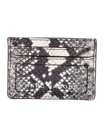 Marc Jacobs Leather Printed Card Holder