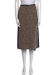 Marc Jacobs Wool Midi Length Skirt