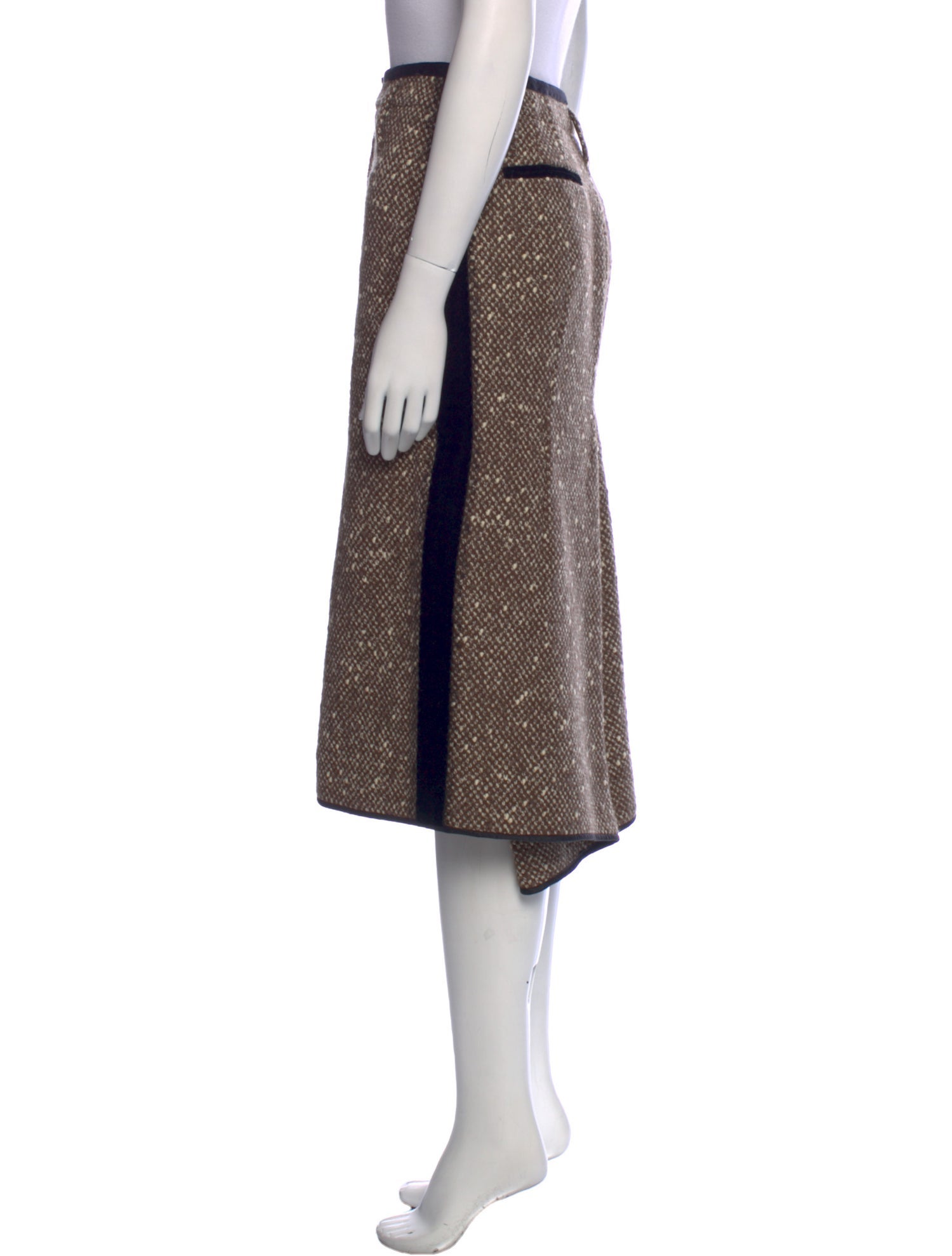 Marc Jacobs Wool Midi Length Skirt