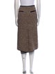 Marc Jacobs Wool Midi Length Skirt
