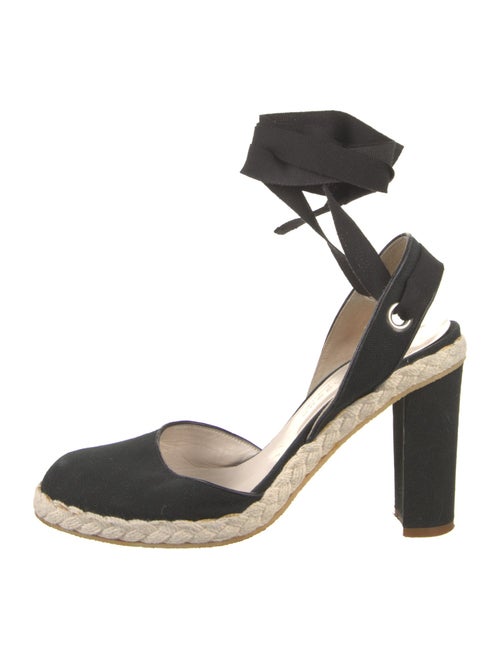 Marc Jacobs Canvas Braided Accents D'Orsay Pumps