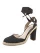Marc Jacobs Canvas Braided Accents D'Orsay Pumps