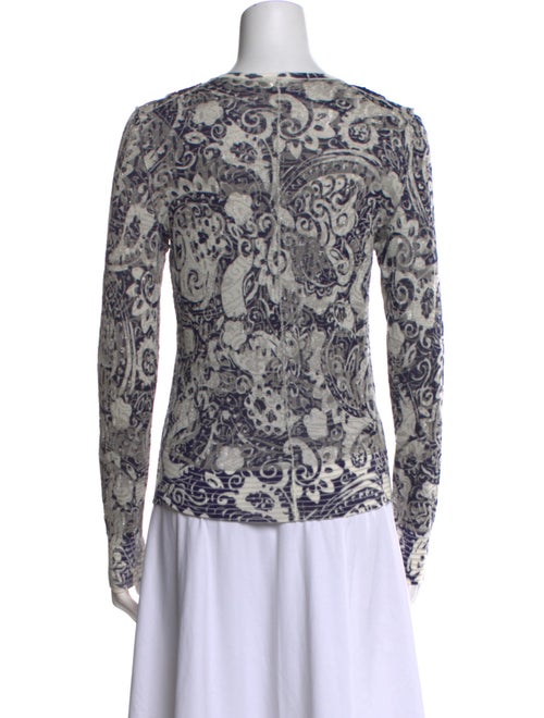 Marc Jacobs Printed V-Neck Top