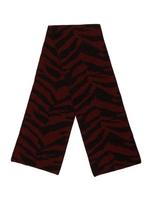 Marc Jacobs Cashmere Animal Print Scarf