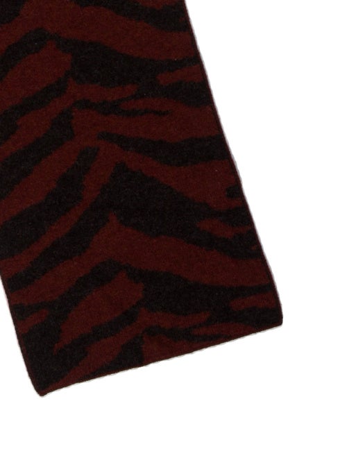 Marc Jacobs Cashmere Animal Print Scarf
