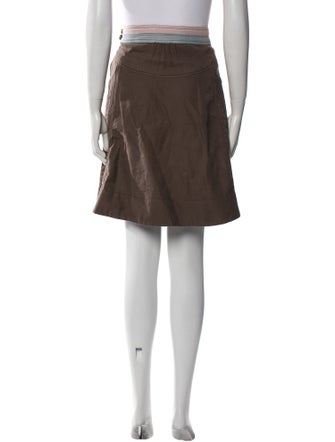 Marc Jacobs Raw-Edge Trim Knee-Length Skirt