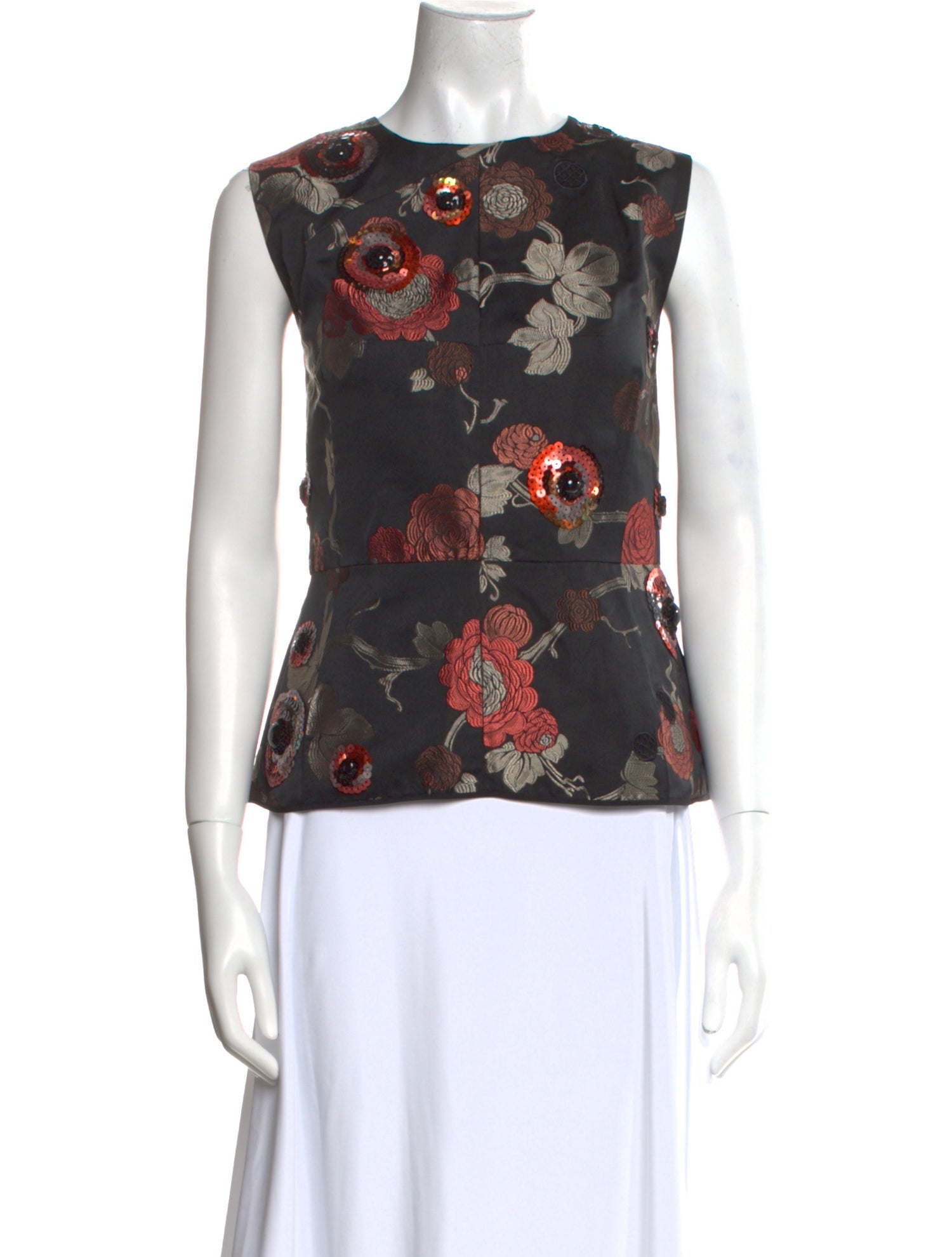 Marc Jacobs Silk Floral Print Blouse