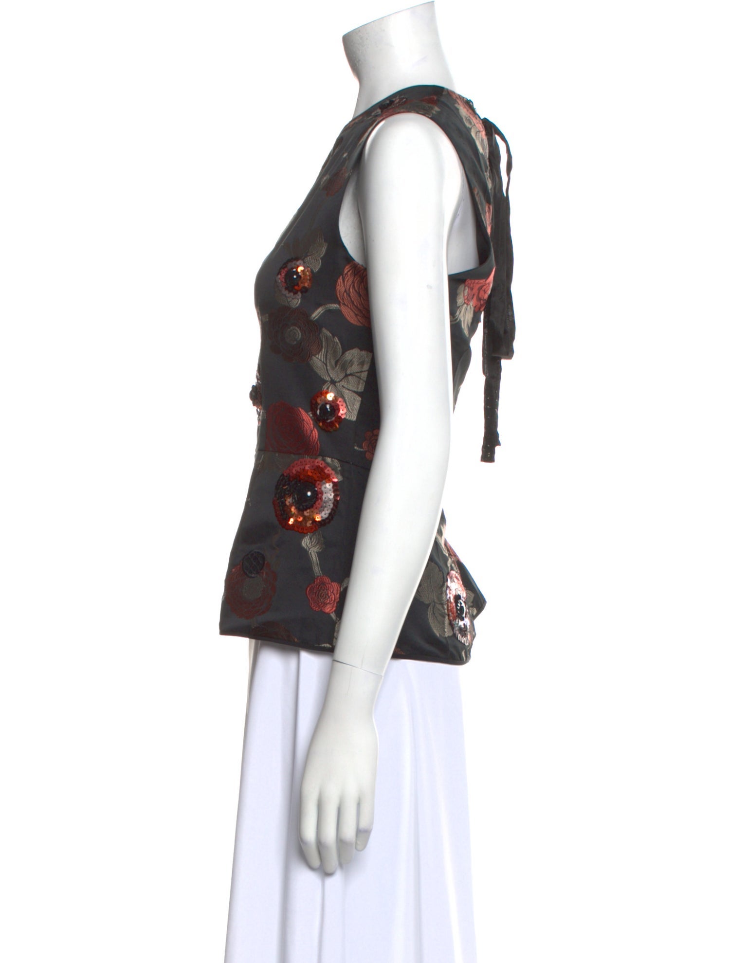 Marc Jacobs Silk Floral Print Blouse