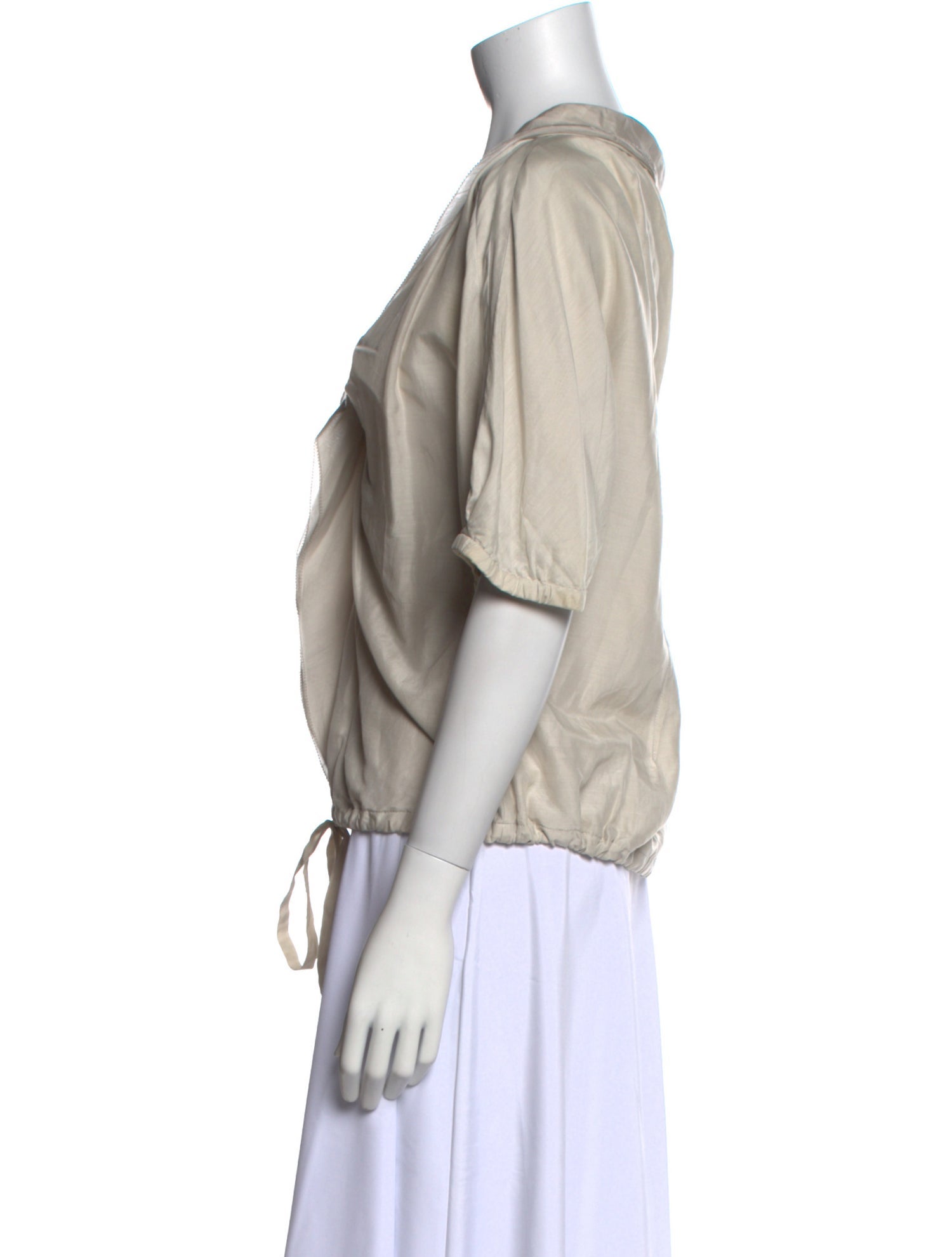 Marc Jacobs V-Neck Three-Quarter Sleeve Top