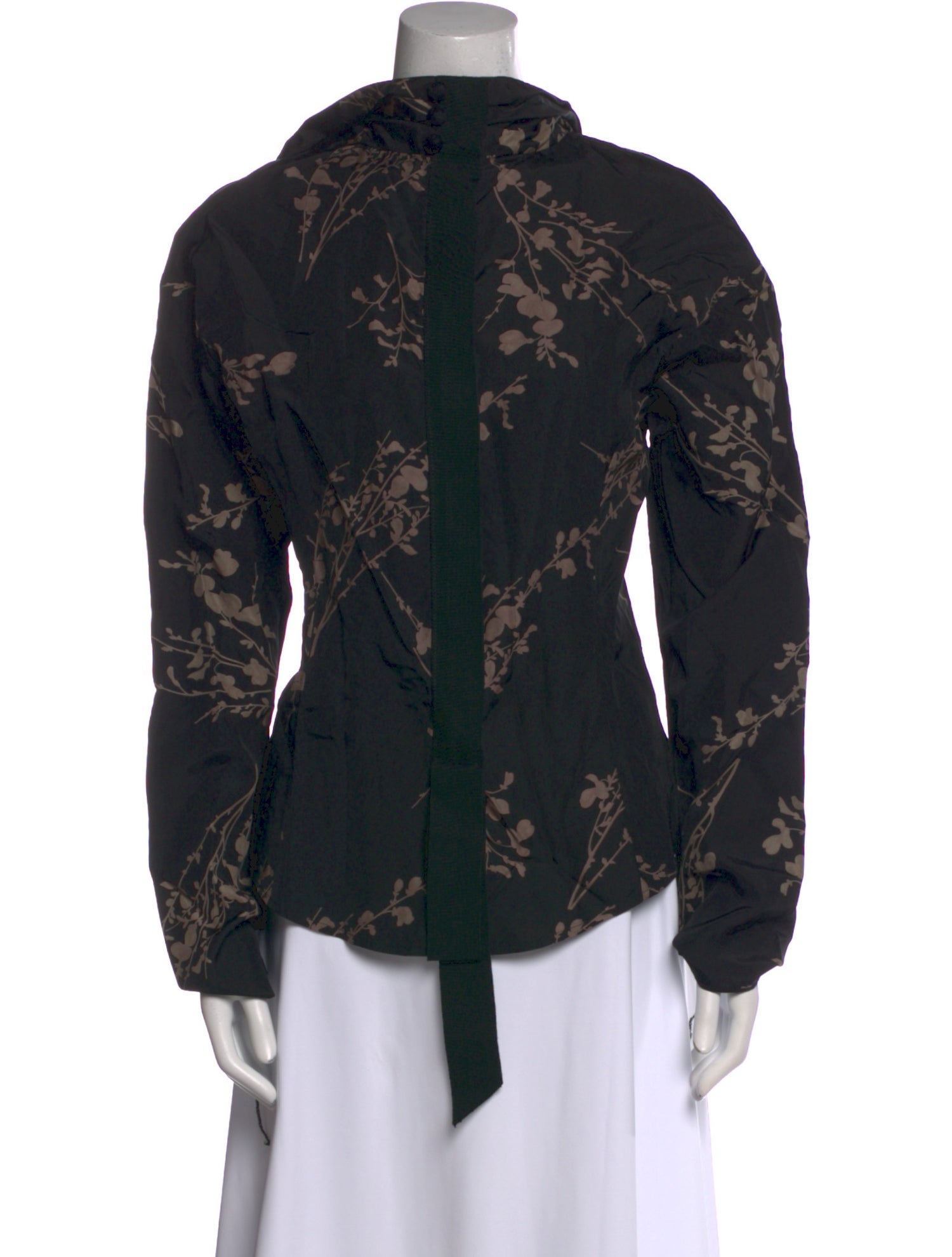 Marc Jacobs Printed Mock Neck Button-Up Top