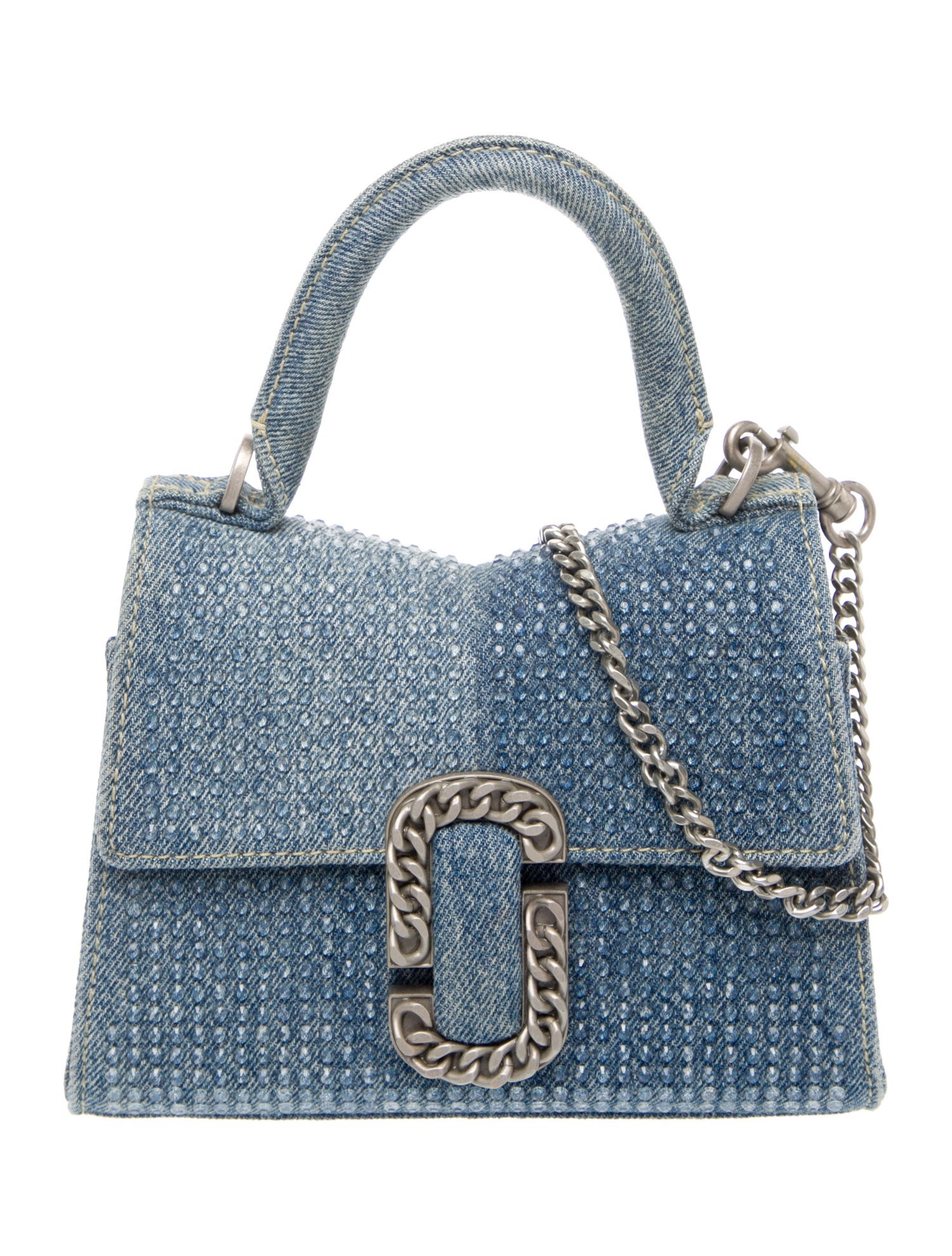 Marc Jacobs Denim Top Handle Bag