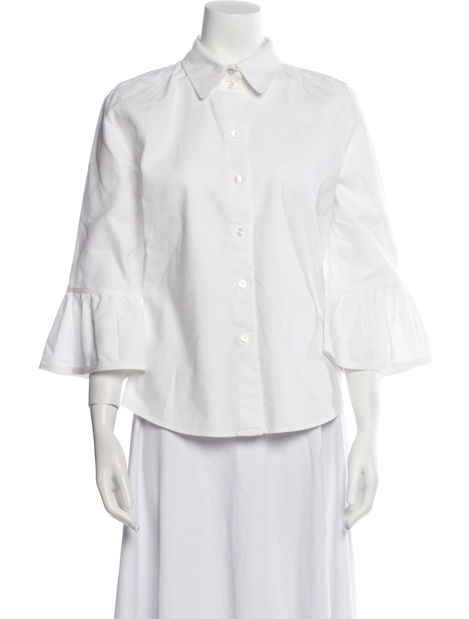 Marc Jacobs Three-Quarter Sleeve Button-Up Top