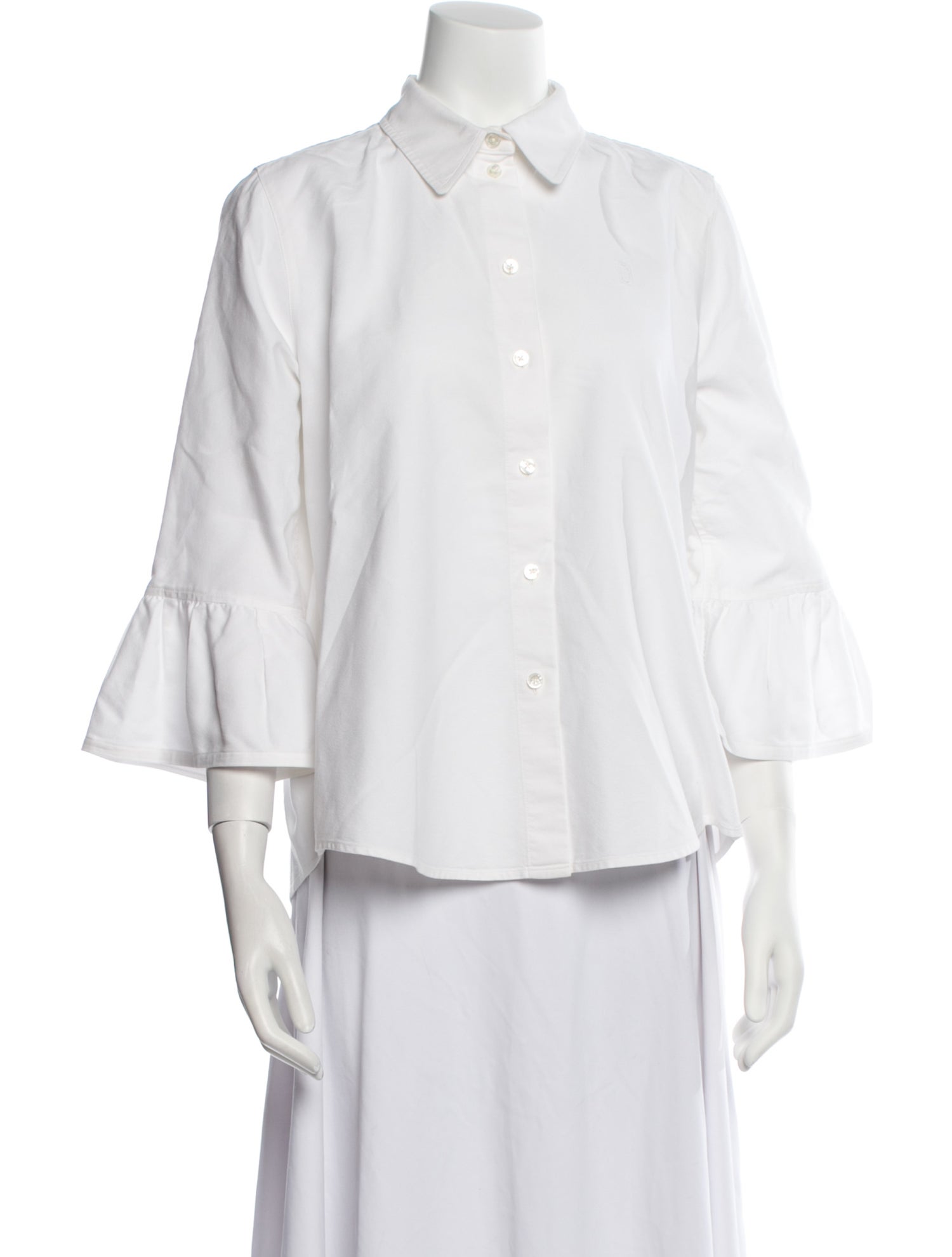 Marc Jacobs Three-Quarter Sleeve Button-Up Top