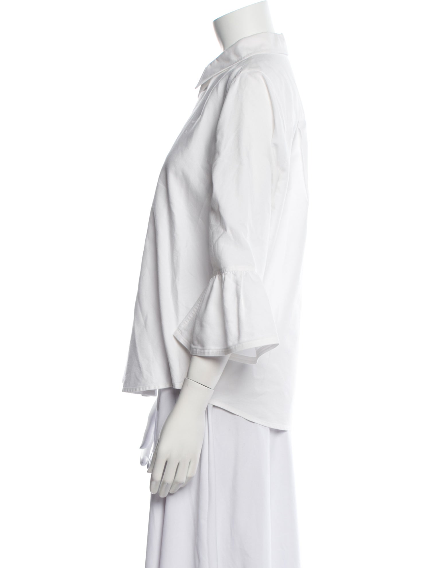 Marc Jacobs Three-Quarter Sleeve Button-Up Top