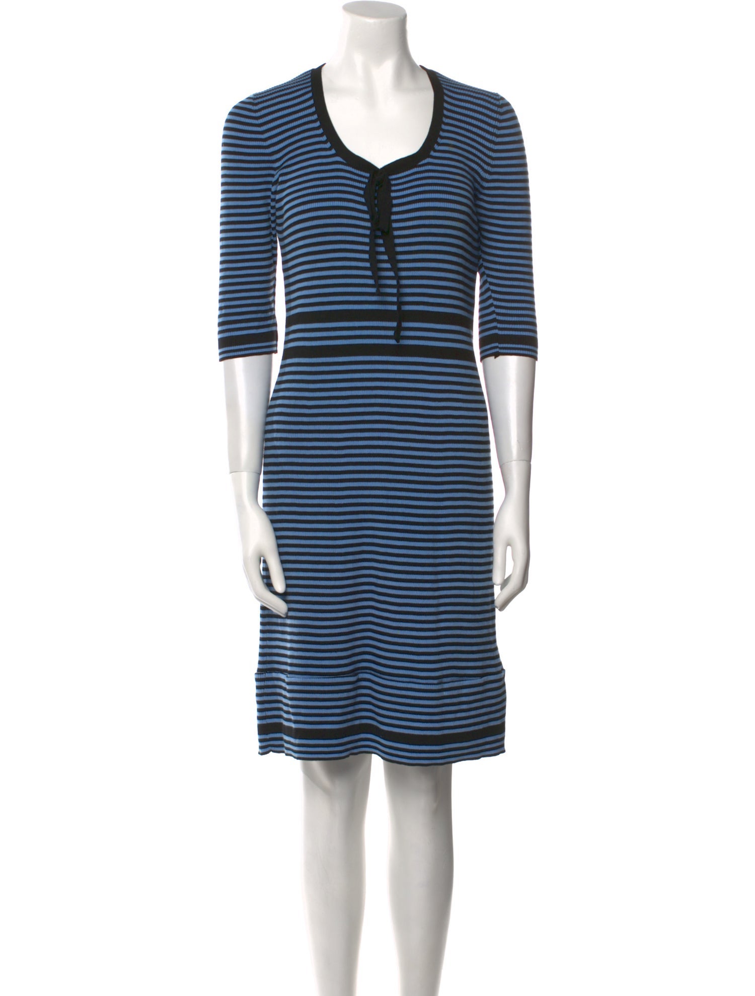 Marc Jacobs Striped Knee-Length Dress