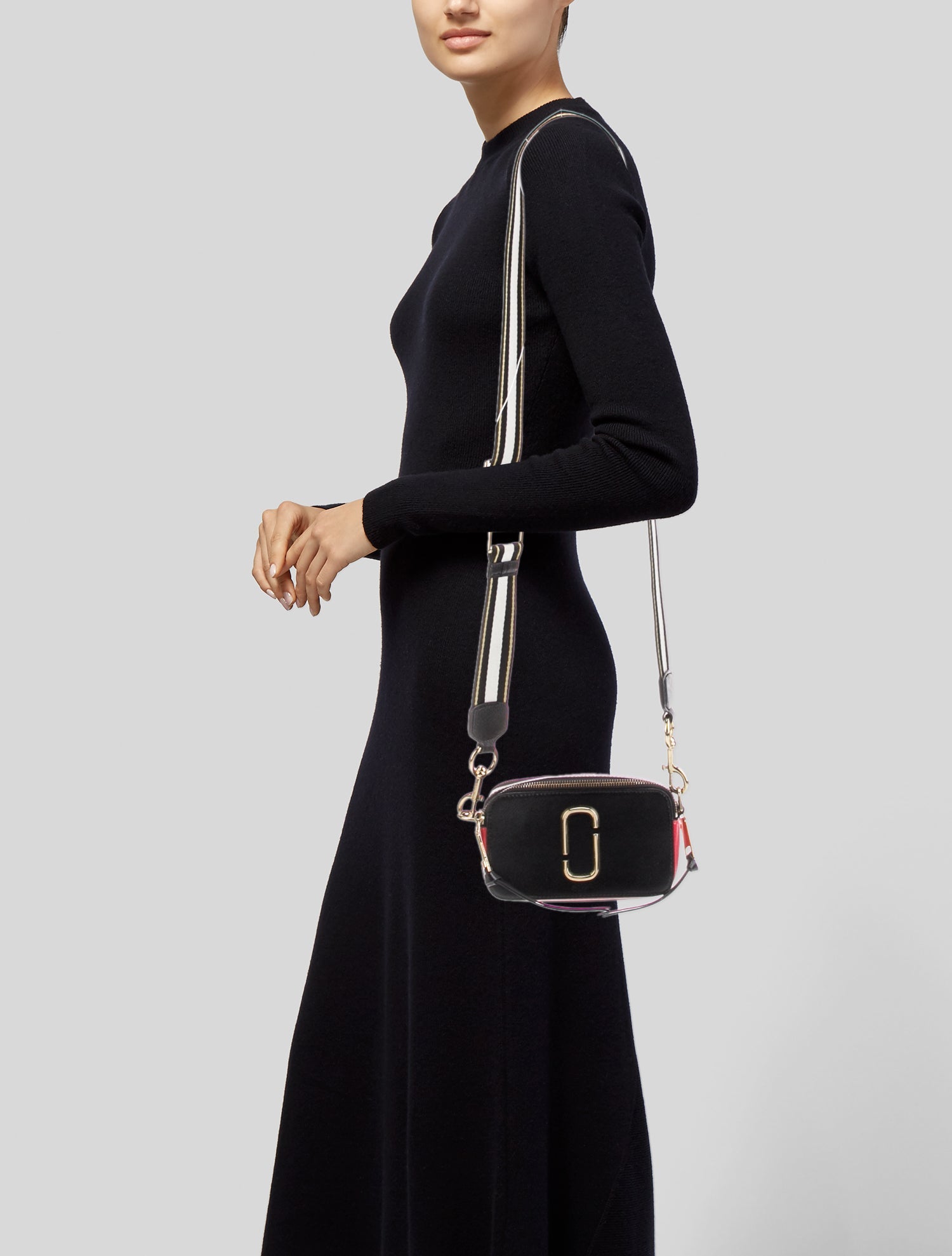 Marc Jacobs Saffiano Leather Shoulder Bag