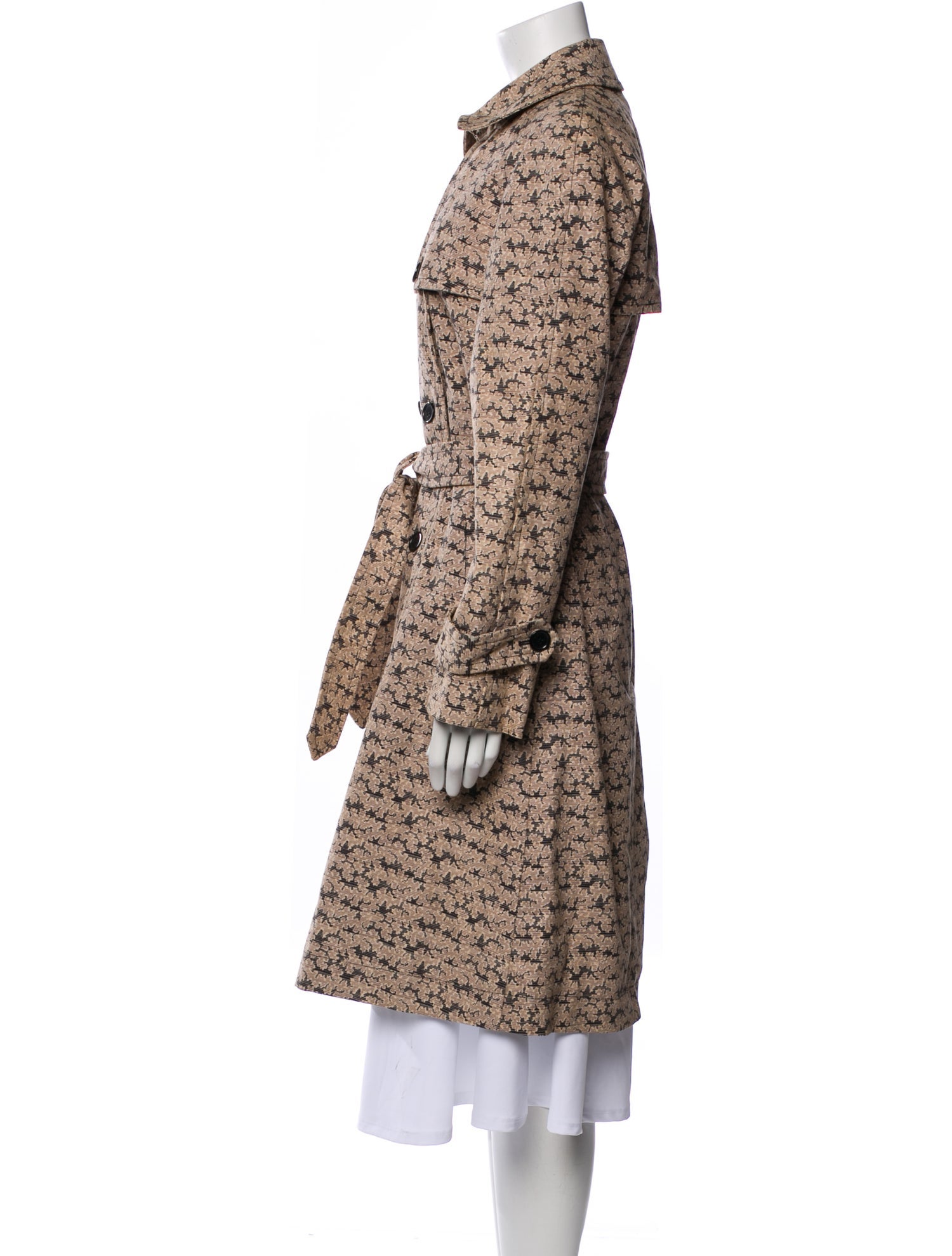 Marc Jacobs Printed Trench Coat
