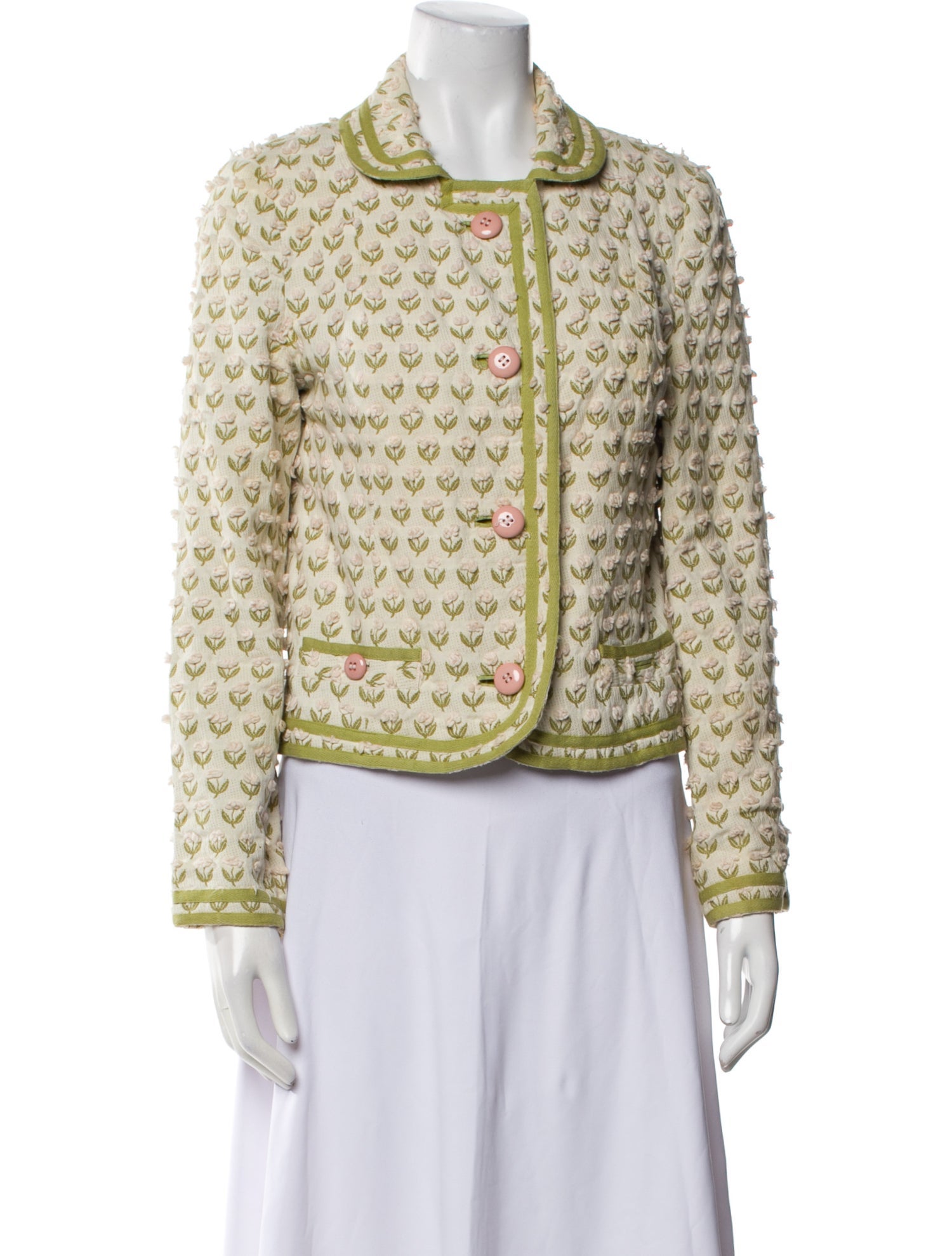 Marc Jacobs Floral Print Evening Jacket