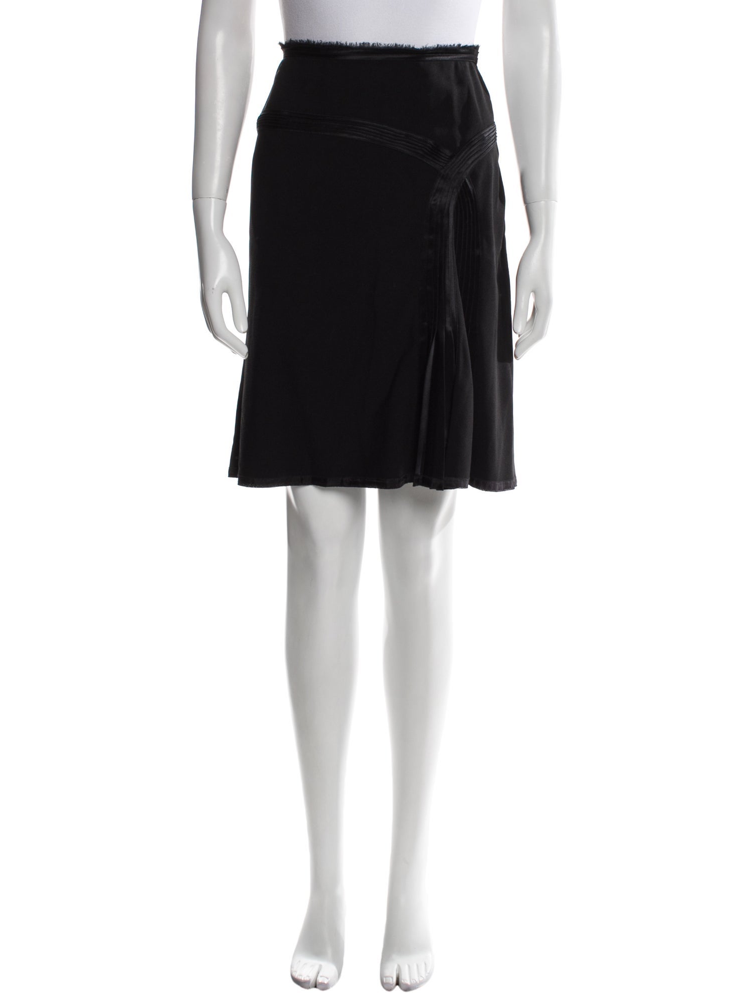 Marc Jacobs Raw-Edge Trim Knee-Length Skirt