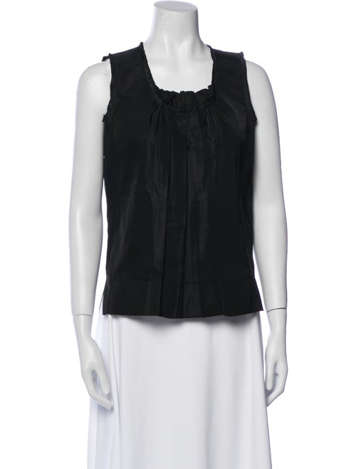 Marc Jacobs Silk Square Neckline Top