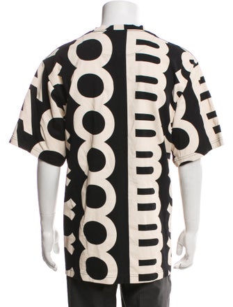 Marc Jacobs Printed Crew Neck Henley