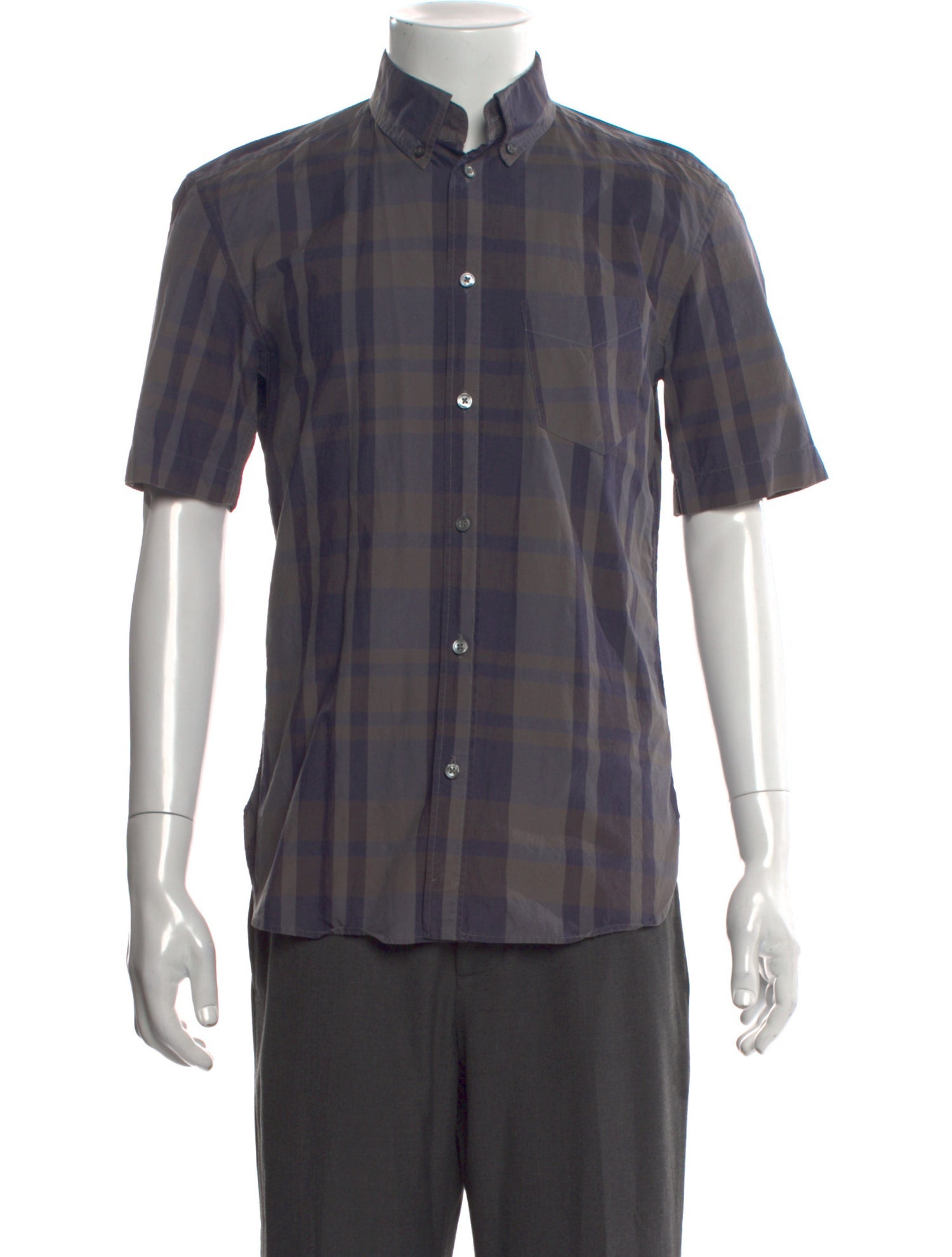 Marc Jacobs Plaid Print Short Sleeve Shirt