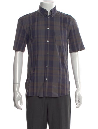 Marc Jacobs Plaid Print Short Sleeve Shirt