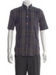 Marc Jacobs Plaid Print Short Sleeve Shirt