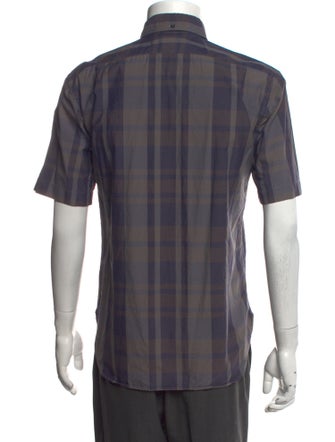 Marc Jacobs Plaid Print Short Sleeve Shirt