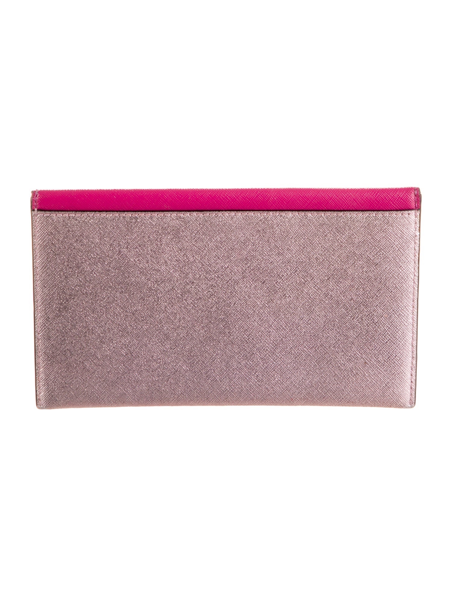 Marc Jacobs Leather Colorblock Pattern Wallet