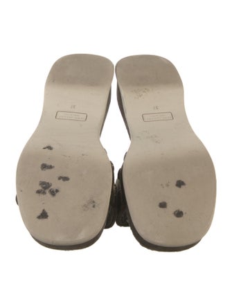 Marc Jacobs Velvet Slides