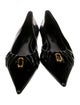 Marc Jacobs Patent Leather Ruffle Embellishment Ballet Flats